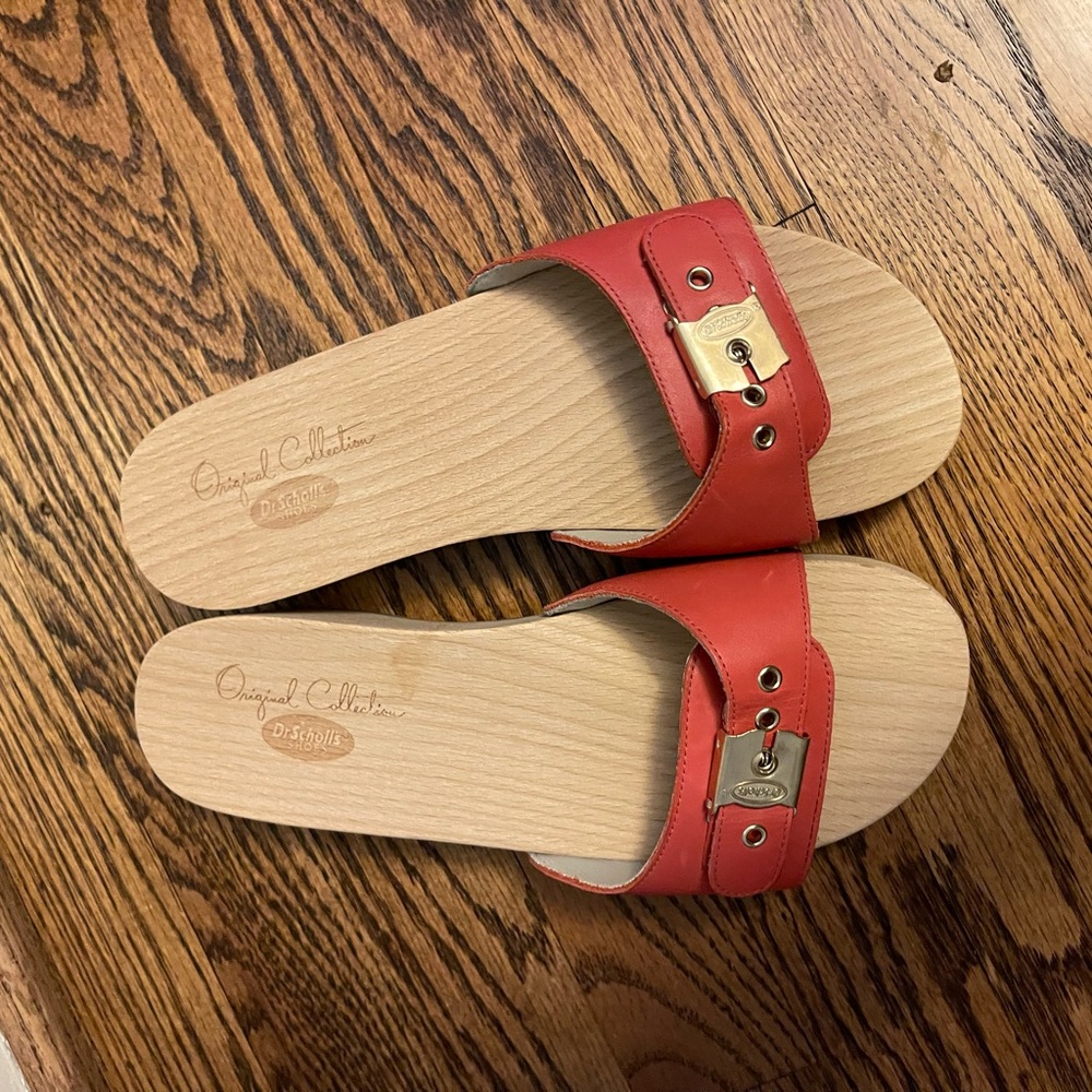 Vans Red Slide Sandals